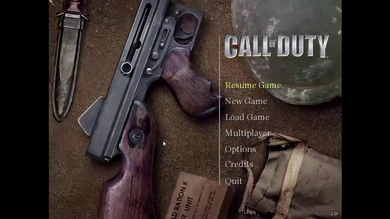 call of duty 1 free download